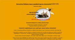 Desktop Screenshot of darazsirtas.hu